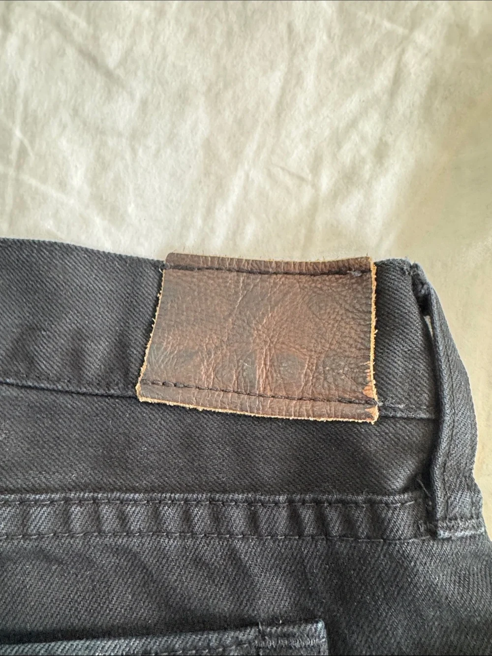 J. Crew Men's 484 Slim Fit Jeans - Black Over Blue